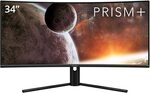 PRISM+ XQ340 PRO 34" QLED 165Hz Curved WQHD [3440 x 1440] Gaming Monitor $599 (Was $1099) Delivered @ PRISM+ via Amazon AU