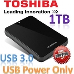 Orange IT - Toshiba Canvio USB3.0 2.5" 1TB HDD $99