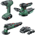 [eBay Plus] Bosch 18V 3Pc Cordless Kit: Hammer Drill Driver, Sander, Multi Tool 1x Battery $159.20 Delivered @ Bosch eBay