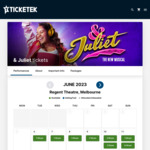 [VIC] "& Juliet The New Musical" at Regent Theatre Tue-Thu Shows Lasttix Offer: $85 + $9.65 Booking Fee @ Ticketek