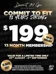 [VIC, SA, QLD] Gym Membership for 13 Months $199 + $79 Admin Fee @ Derrimut 24:7 Gym