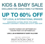 Exclusive Sale Zanui - Kids and Baby - up to 60% off - 2 Days Only! [Sydney Metro]