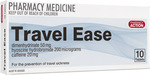Travel Ease - Medication for The Prevention of Travel Sickness 10x Tablets $7.99 Delivered @ PharmacySavings