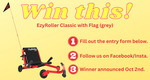 Win an EzyRoller Classic with Flag Worth over $200 from EzyRoller