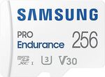 Samsung PRO Endurance 256GB microSD (V30) $34.29 + Delivery (Free with Prime/ $49 Spend) @ Amazon US via AU