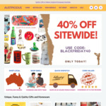 40% Off Sitewide + $9 Standard Postage @ Austpicious Gifts & Homeware