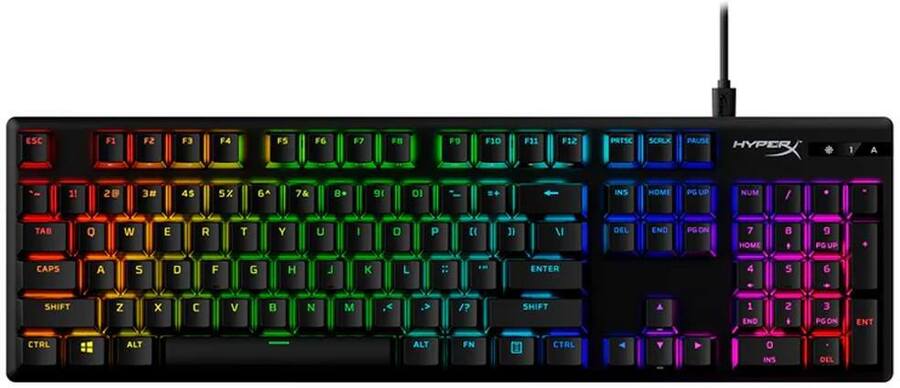 HyperX Alloy Origins PBT Blue Switch Mechanical Gaming Keyboard $49 ...