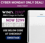 Winix ZERO+ PRO 5-Stage Air Purifier $299 Delivered @ Ausclimate
