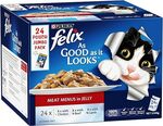 Felix as Good as It Gets Meat Menu in Jelly 54x 85g $14.01, + Delivery ($0 with Prime/ $59 Spend) @ Amazon AU'