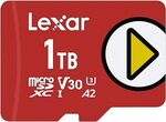 Lexar Play 1TB microSDXC V30 UHS-I Memory Card $88.26 Delivered @ Amazon US via AU