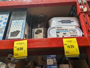 [VIC] Stahl Cable Tidy Box Set of 3 $2.00, Arlec Cable Tidy Unit with Phone Holder $3.75 @ Bunnings, Waurn Ponds