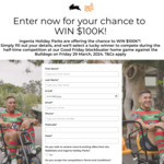 Win a Chance to Play for $100,000 from Ingenia Holiday Parks