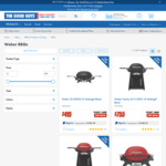 15% off Weber BBQs + Price Beat via Check Button: e.g. Family Q 3100N+ LPG with Cart $745 + Delivery ($0 C&C) @ The Good Guys
