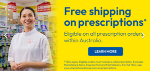 Free Shipping on Prescriptions @ Chemist Warehouse