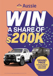 Win a Toyota Hilux + Caravan ($138,543) or Weekly Prizes Worth up to $11,400 from Aussie