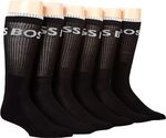 [Prime] BOSS Men's 6-Pack Quarter Length Socks with Banded Branding $20.36 Delivered @ Amazon US via AU