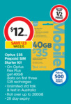 Optus $35 40GB Prepaid Mobile Starter Kit for $12 + 500 Flybuys Points ($2.50) @ Coles (in Store Only)