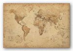 World Map (Vintage Style) 36"X24" (91cm x 61cm) Poster $10.24us Shipped from Amazon