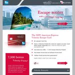 Free 7,500 Velocity Rewards Bonus Points with American Express Velocity Escape Card