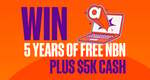 Win $5,000 Cash + 5-Years of Free nbn from amaysim