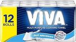 Viva Paper Towel, White 12-Pack $16.50 ($1.38/Roll, $14.85 S&S) + Delivery ($0 with Prime/ $59 Spend) @ Amazon AU