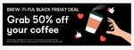 50% off Coffee Orders at Select Venues (Max 5 Uses Per Customer) @ Skip App