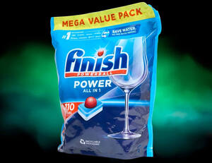 Finish All in One Dishwasher Tablets 110 Pack $20 + Shipping (Free C&C / OnePass) @ Kmart