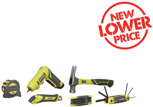 Ryobi Mini Home Essentials Kit $49 (Was $69) + Delivery ($0 C&C/ in-Store/ OnePass) @ Bunnings Warehouse