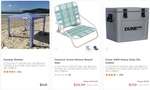 Sunday Beach Shelter, x2 Deluxe Beach Chairs, Dune 35L Icebox $149.99 + $9.99 Delivery ($0 C&C/ in-Store) @ Anaconda