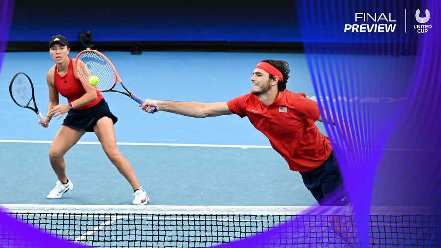 [NSW] United Cup Finals USA v Poland Tennis Game at Sydney Olympic