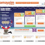 Amaysim 20% off Unlimited and Flexi Plans & 10% off 10GB Data Pack + $10 Bonus Credit