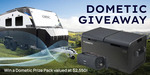 Win a Dometic CFX5 95DZ Portable Fridge/Freezer + Dometic PLB15 Portable Battery valued at $2,550 from Gold Class Caravans