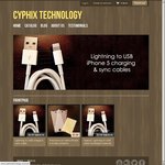 8pin Lightning to USB Charge/Sync Cable for iPhone 5/iPad $3.99 Delivered. Limited Quantity (100)