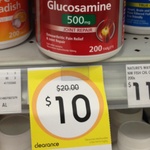 Nature's Way Glucosamine 500mg 200tablets $10