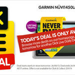 GARMIN NUVI 1450LMT 5.0" GPS with Free Lifetime Traffic and Map Updates $89 @ DSE 26th August
