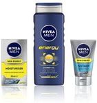 41% off NIVEA FOR MEN Energy Pack - Shower Gel, Face Wash & Moisturiser $18 Delivered