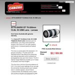 Canon EF 70-200mm F/2.8L IS II USM Lens $2199.96