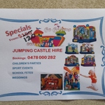 Jumping Castle Hire Cheap $120 from Local Flyers, Melbourne, Springvale Based