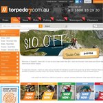 $10 off Torpedo7 Orders over $50 (Ex. Shipping)