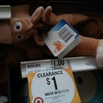 $1 Toy Story Bullseye 8" Plush Toy (or 3 for The Price of 2) Target Bourke St VIC