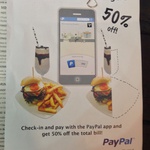 50% off Total Bill at Moo Gourmet Burger (all stores!) Using PayPal