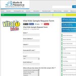 Free Vital Multivitamins Sample for Kids