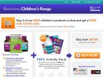 Buy 3 kids product from Blackmores online & get a kids activity pack FREE