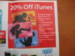 20% Off iTunes Gift Cards at Woolworths