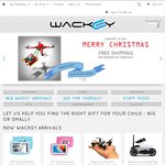 Wackey.com.au - $20 off All Orders (First 100 Only) - Electronics and Toys Store