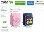 Mooo - Free Pencil Case with Any Personalised Backpack Purchase