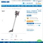 Dyson DC45 $299 + $10 Flat Rate Shipping @Bing Lee