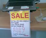Toshiba Satellite L300 $449 after Trade in. Cel2.2/1G/160HD, Free WIN7 Upgrade