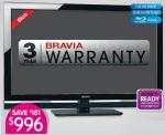 Sony Bravia 32" Full HD LCD TV $996 3 Years Warranty - Big W