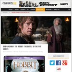 Win 1 of 5 Copies of The Hobbit: The Battle of The Five Armies on DVD from CelebrityOZ